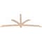 Ekena Millwork Davenport Smooth Timber Gable Bracket, Douglas Fir, 84"W x 38"H x 1 1/2"D x 3 1/2"F, 11/12 Pitch GBW084X38X0204DAV00SDF - alternate 3